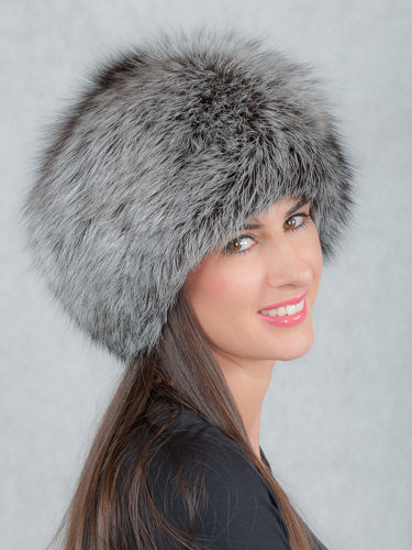 Fur shop round hat