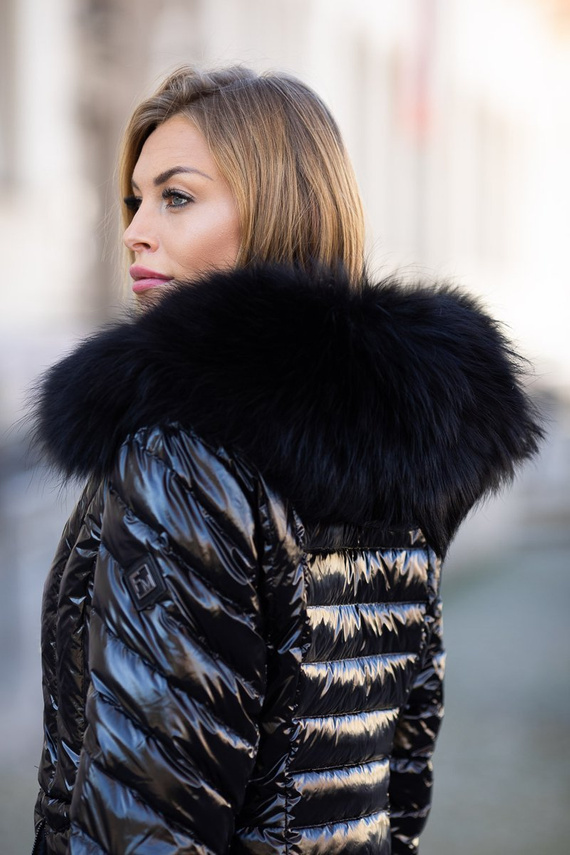 Customized Raccoon Fur Collar For Hood 