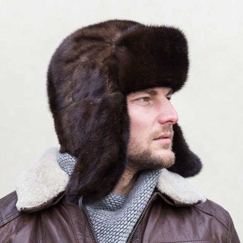 Man’s Genuine Mink Fur Hat