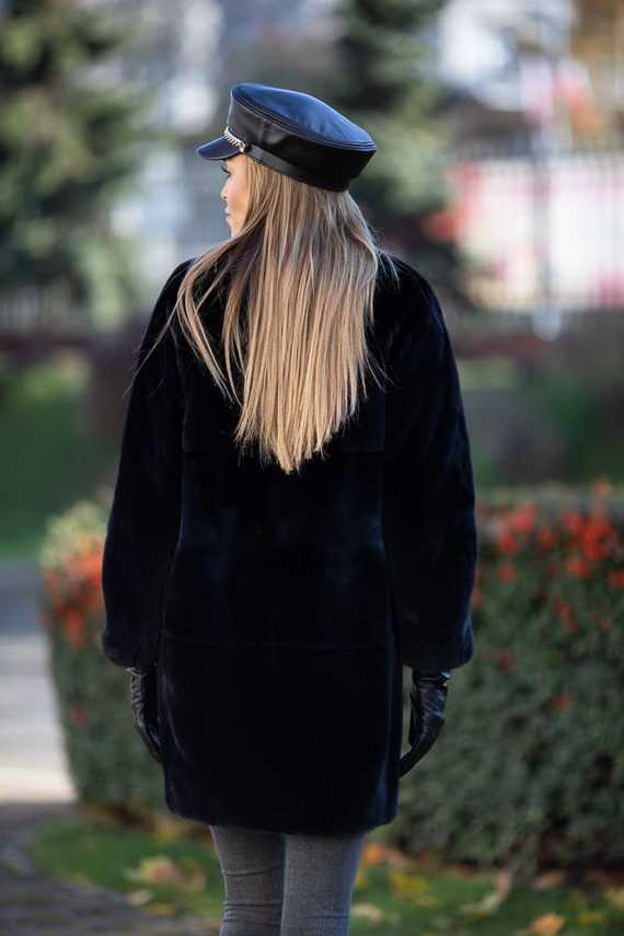 Genuine Mink Fur Coat