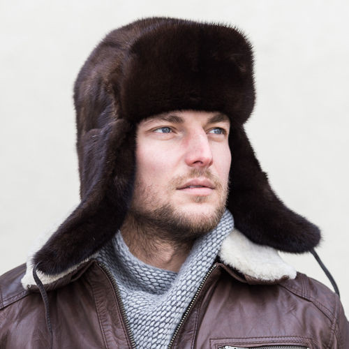 Man’s Genuine Mink Fur Hat